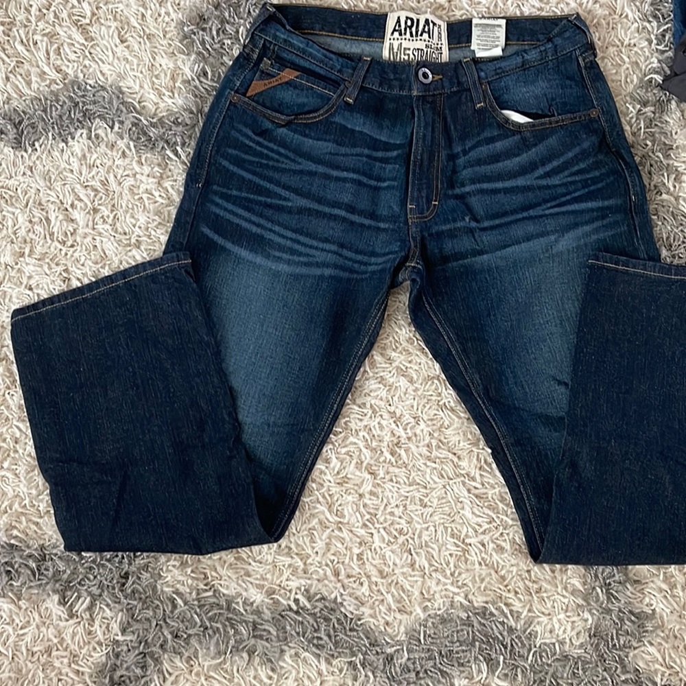NWOT Men’s Ariat M5 Low Rise Straight Leg 34/32 flex stretch
